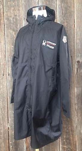 Black spyder rain poncho size L\ XL brand new