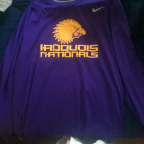 Iroquois National Nike Dry Fit and Tiger woods Addition zip up Jacket for Under-19 World Lacrosse...