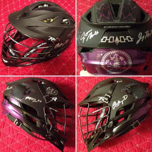 Iroquois Nationals Cascade R signed by the Thompson brothers and Bill O'Brien