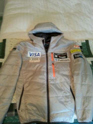 XL 2015-2016 US Ski Team Gray Puffy Jacket