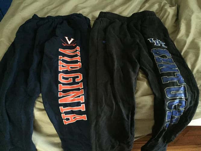 UVA and Kentucky sweats
