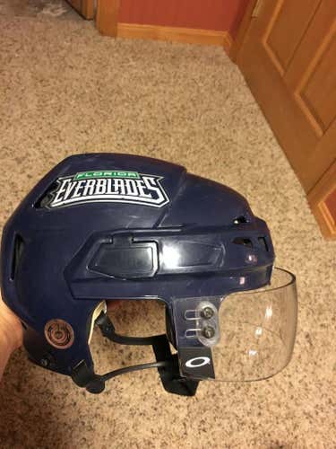 Used Pro Stock ECHL Everblades Helmet