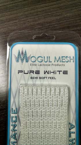 Mogul Mesh - Pure White - Semi Soft