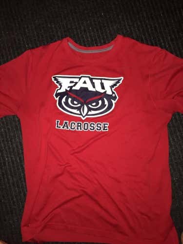 FAU Lacrosse warmup shirts