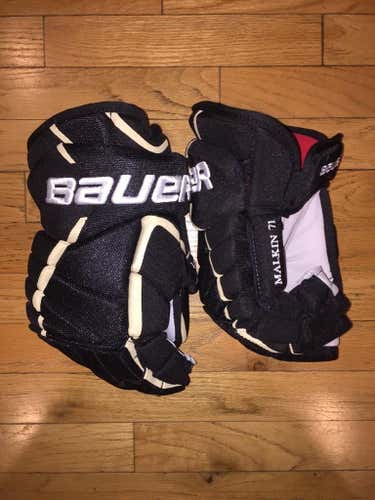 Brand New Pro Stock Evgeni Malkin Bauer x60 Pittsburgh Penguins Hockey Gloves Return