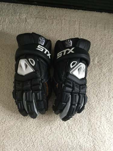 Batman movie "The Dark Knight Rises" custom STX Assault lacrosse gloves