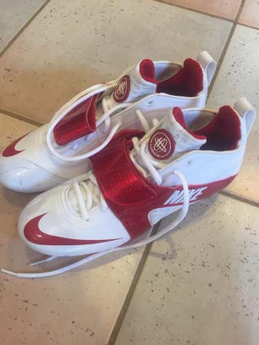 Nike Huarache Red/White Lacrosse Cleats