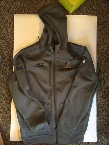 Notre Dame Lacrosse Full Zip Sweatshirt