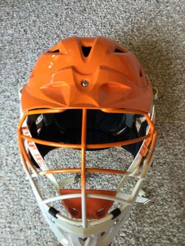 Orange/White Brine Triumph Helmet