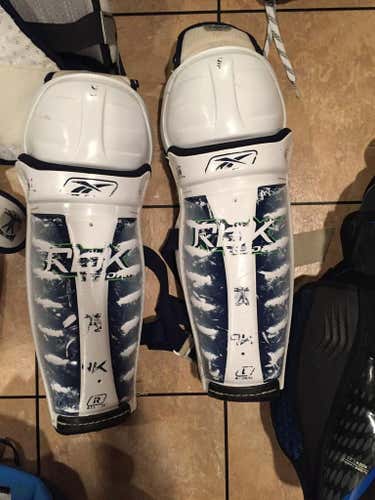 Reebok 20k pro shin pads 16 inch used