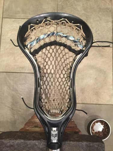 Black Rabil X Head with White and Grey Sides. String Kings 2S mesh with a Mid to High Pocket.