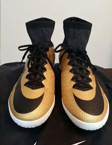 Nike mercurialx proximo indoor shoes gold sz 11 and 13