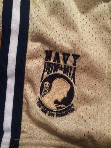 Navy lacrosse game shorts- size large