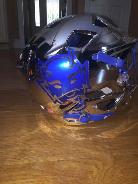 duke football helmet 2016 Blue Devils Riddell Speed Authentic With infinite options to upgrade your helmet A Duke helmet during the