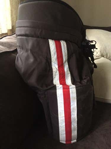 Brown Team Issued Bauer Pants, medium, used