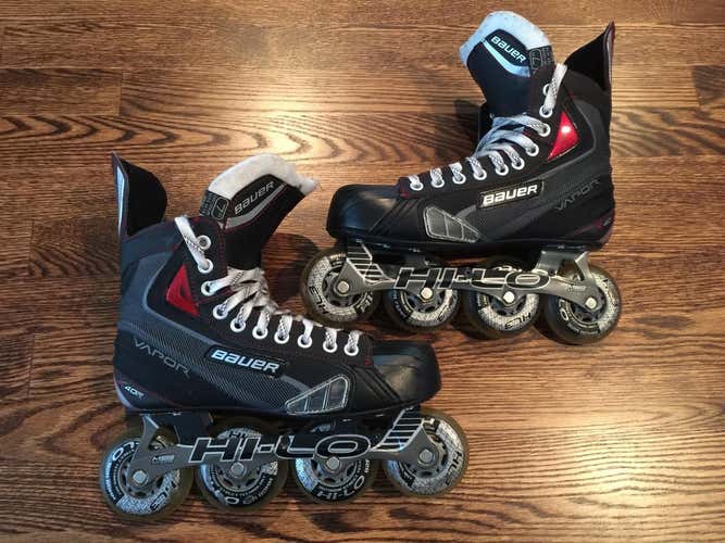 Bauer Vapor X40R Roller Hockey Skates  Sr Size 7