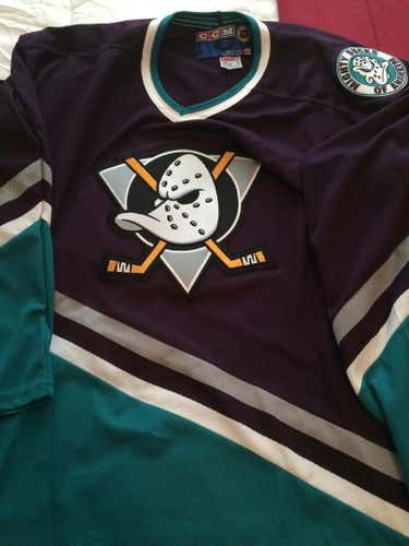 Anaheim Mighty Ducks jersey XL rare