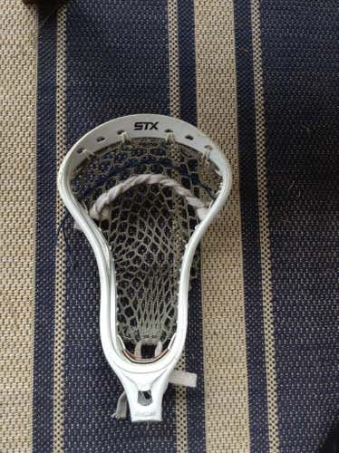 STX Stallion HS strung with grey Hero mesh