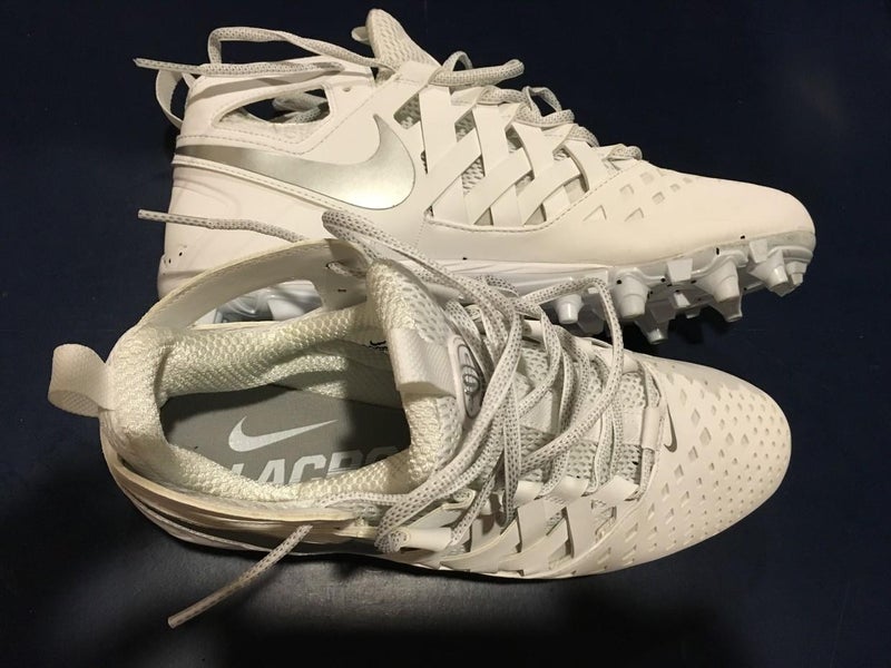 Team Issued All White Huarache Cleats