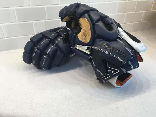 Team-issued Yale Lacrosse Gloves
