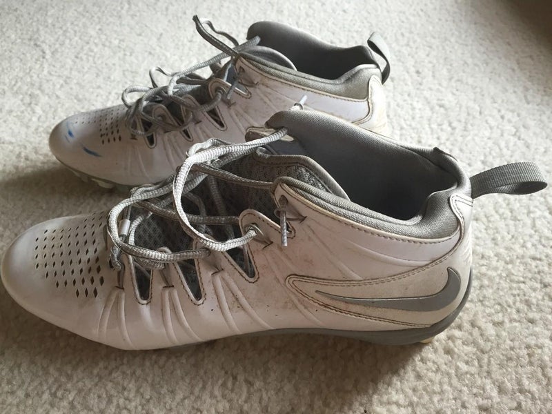 Nike Huarache IV Cleats (White Size 10.5)