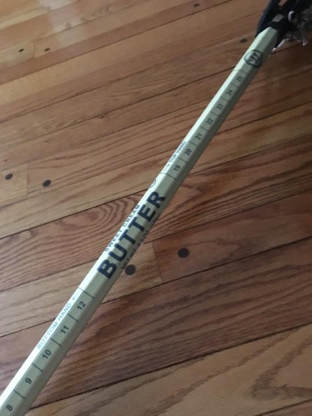 Limited edition warrior kryptolyte butter shaft (178 g) UA spectra head (pinched) strung with Thr...