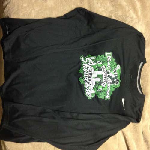 Nike Legacy Elite Lacrosse Showcase Long Sleeve L Large Shirt