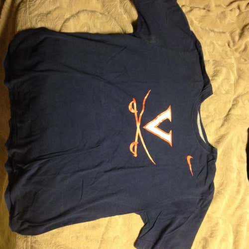 Nike Virginia Navy Short sleeve Medium Shirt