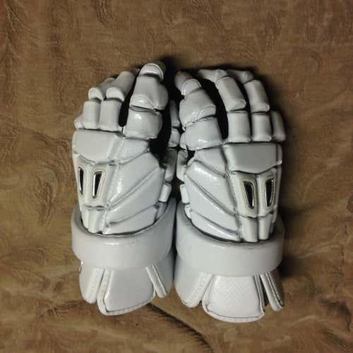 Gait Recon White 13" Lacrosse Gloves