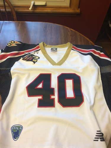 Matt Danowski signed game worn NJ Pride Jersey