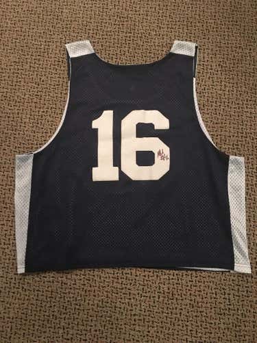 Authentic, Signed Yale Men's Lacrosse Pinny (#16)