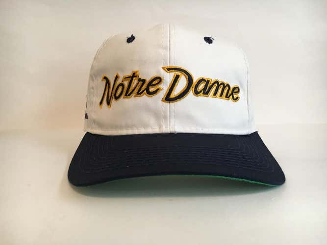 Vintage NOTRE DAME Sports Specialties Script snapback