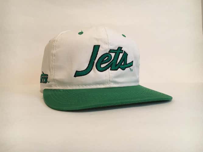 Vintage New York Jets Sports Specialties script Snapback Hat