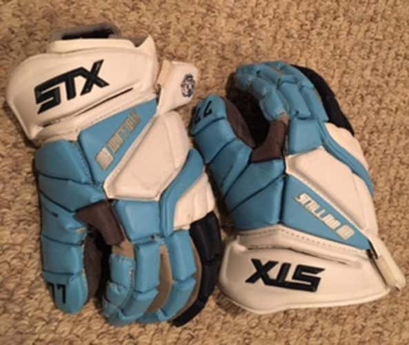 UNC Game Worn Lacrosse Gloves #77