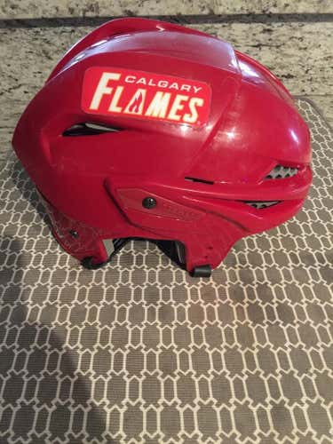 Calgary Flames Third Helmet - Easton (L)