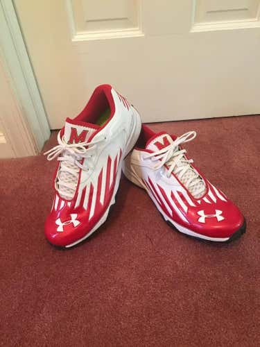 University of Maryland Under Armour Turf Shoes size 10