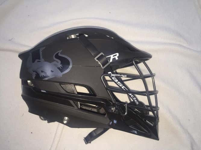 New York Lizards blacked out MLL all star helmet