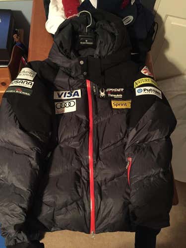 US Ski Team Spyder down jacket Size XL