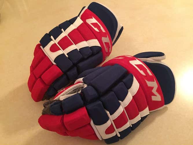 Montreal Canadiens CCM HG96 Pro Stock Hockey Gloves  Montreal Canadiens CCM HG96 Pro Stock Hockey...