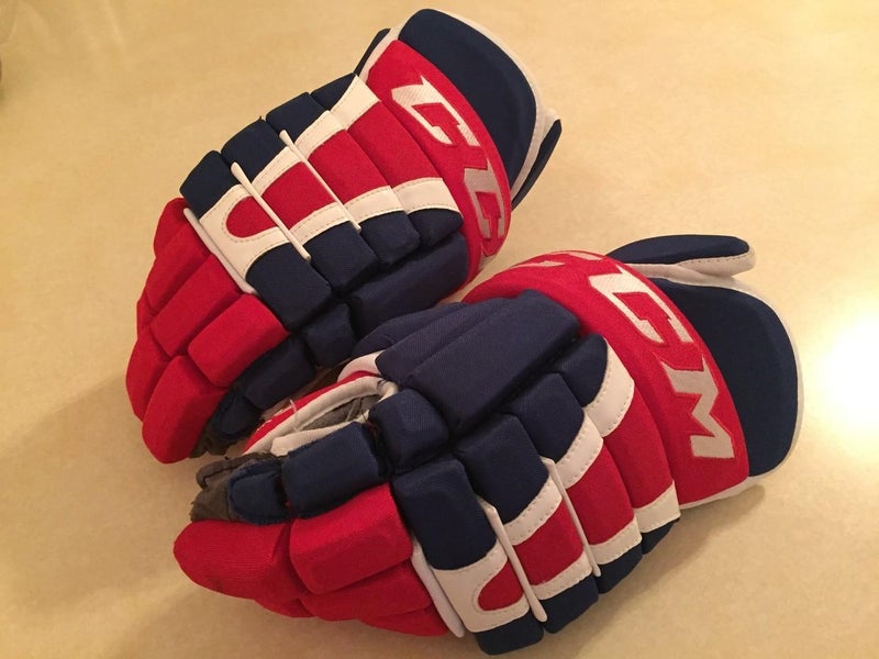 Montreal Canadiens CCM HG96 Pro Stock Hockey Gloves Montreal Canadiens CCM HG96 Pro Stock Hockey...