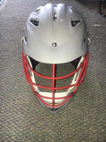 Warrior matte grey evo helmet