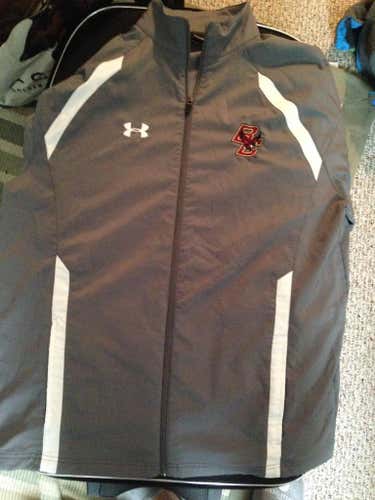 New Boston College Team Issued Under Armour Windbreaker Zip Up