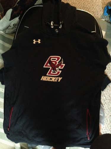 Boston College Hockey Team Issued Under Armour Hoodie