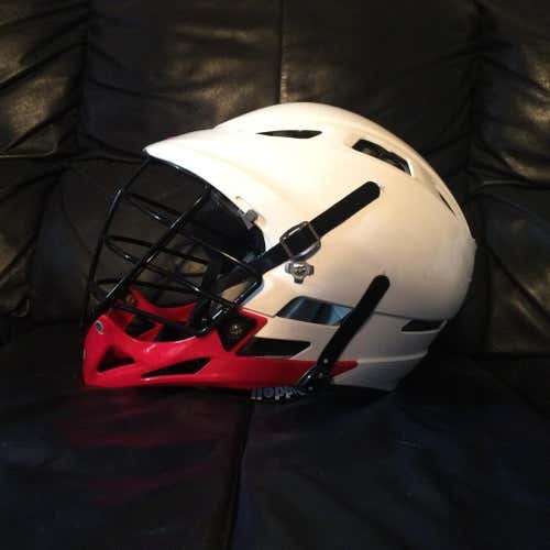 White Pro7 w/Red Chin