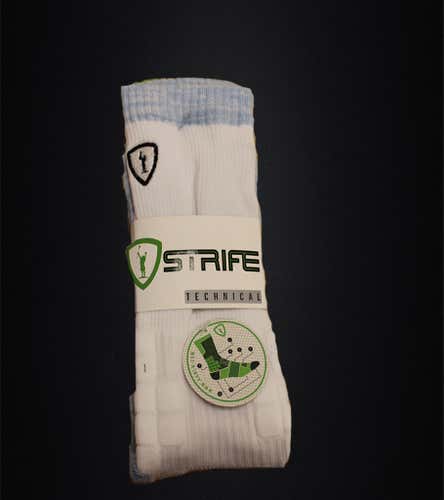 Adrenaline Strife Socks: Carolina Blue/ White and Carolina Blue/ Navy