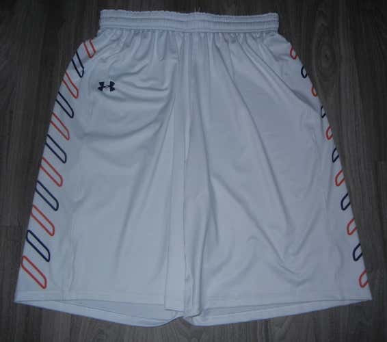 Auburn Tigers Under Armour Authentic Mens Basketball Shorts Sz Large