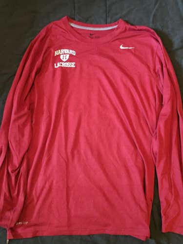 Harvard Lacrosse shooting shirt