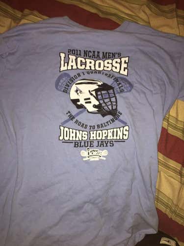 2011 Hopkins NCAA tournament shirt