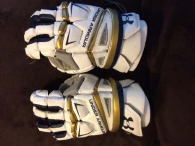 Notre Dame White Engage Gloves