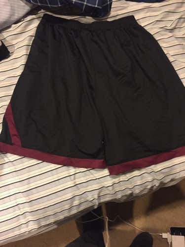 Black and maroon under armour xl shorts